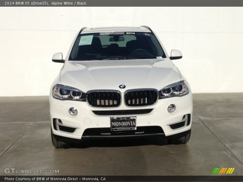 Alpine White / Black 2014 BMW X5 sDrive35i