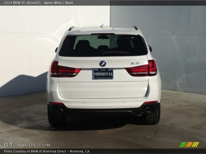 Alpine White / Black 2014 BMW X5 sDrive35i