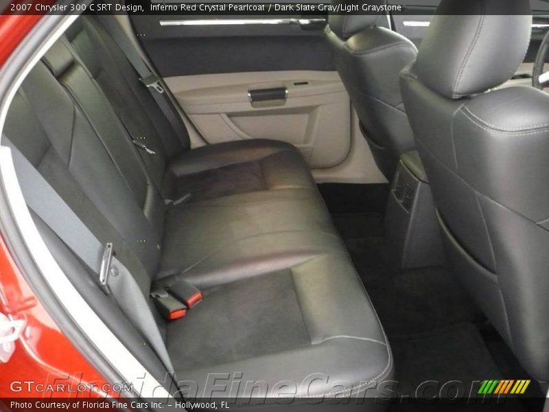 Inferno Red Crystal Pearlcoat / Dark Slate Gray/Light Graystone 2007 Chrysler 300 C SRT Design
