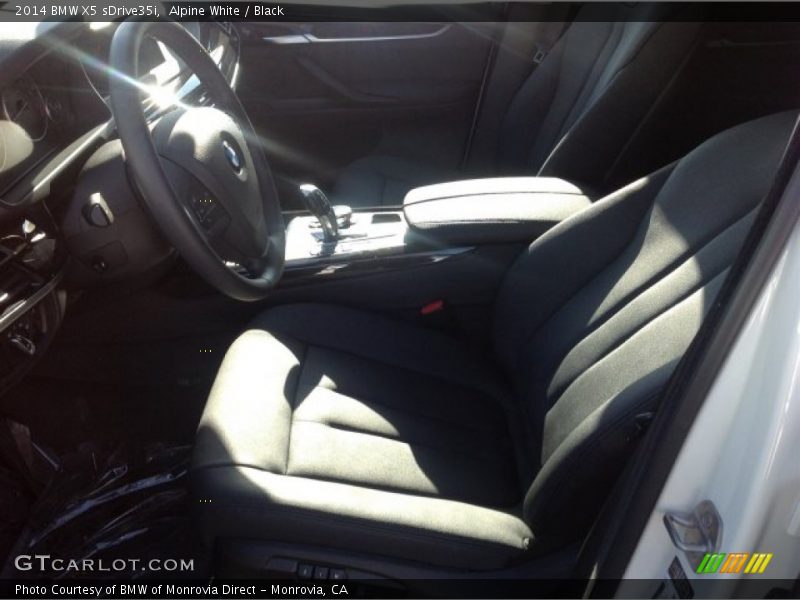 Alpine White / Black 2014 BMW X5 sDrive35i