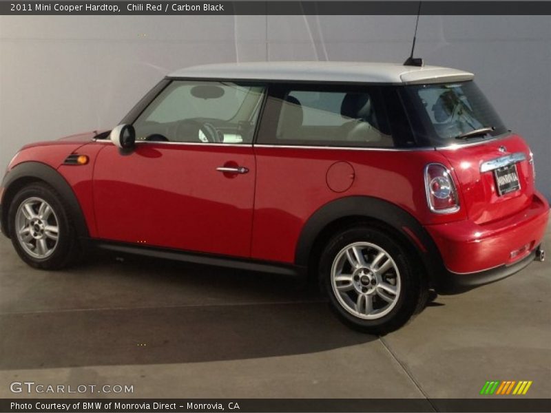 Chili Red / Carbon Black 2011 Mini Cooper Hardtop