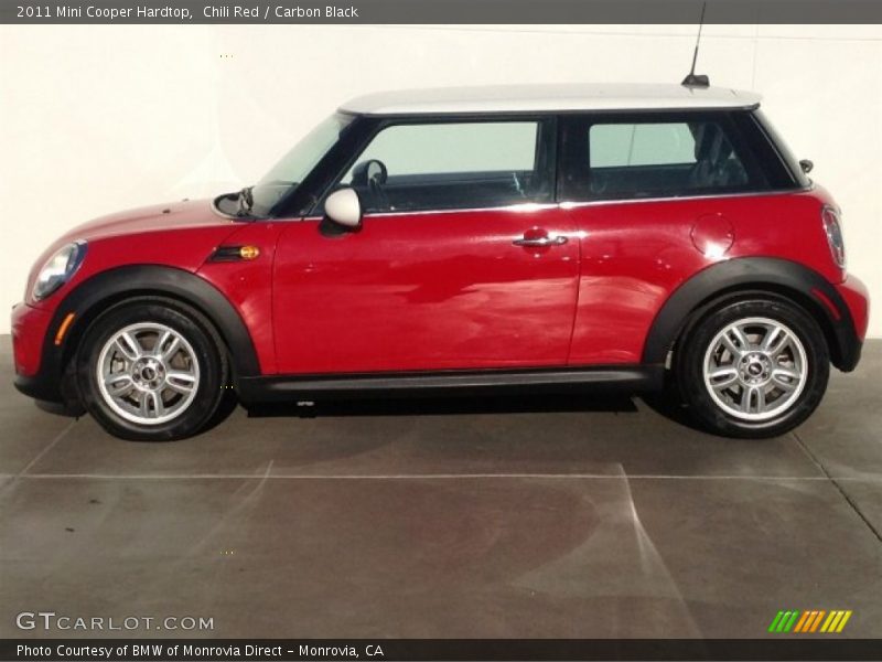 Chili Red / Carbon Black 2011 Mini Cooper Hardtop