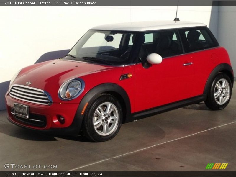 Chili Red / Carbon Black 2011 Mini Cooper Hardtop