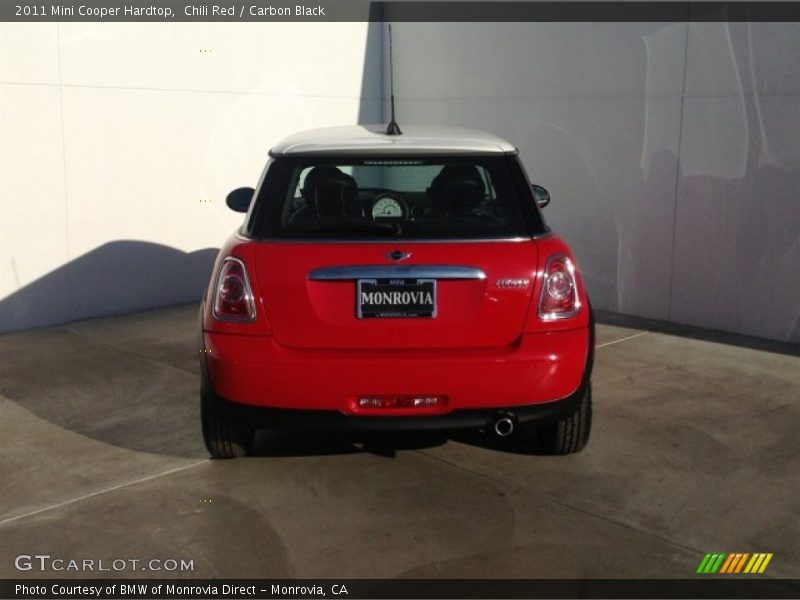 Chili Red / Carbon Black 2011 Mini Cooper Hardtop