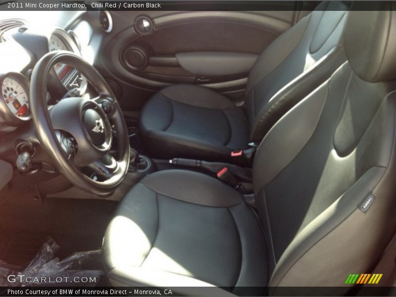 Chili Red / Carbon Black 2011 Mini Cooper Hardtop