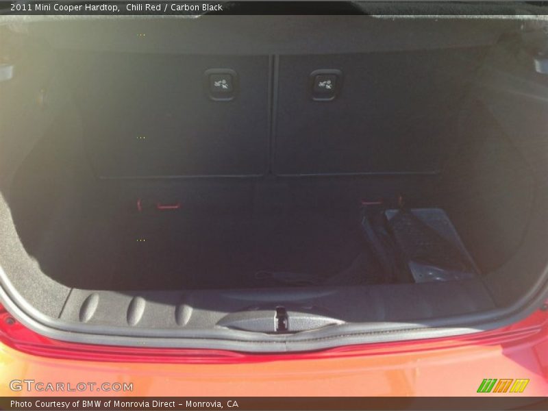 Chili Red / Carbon Black 2011 Mini Cooper Hardtop