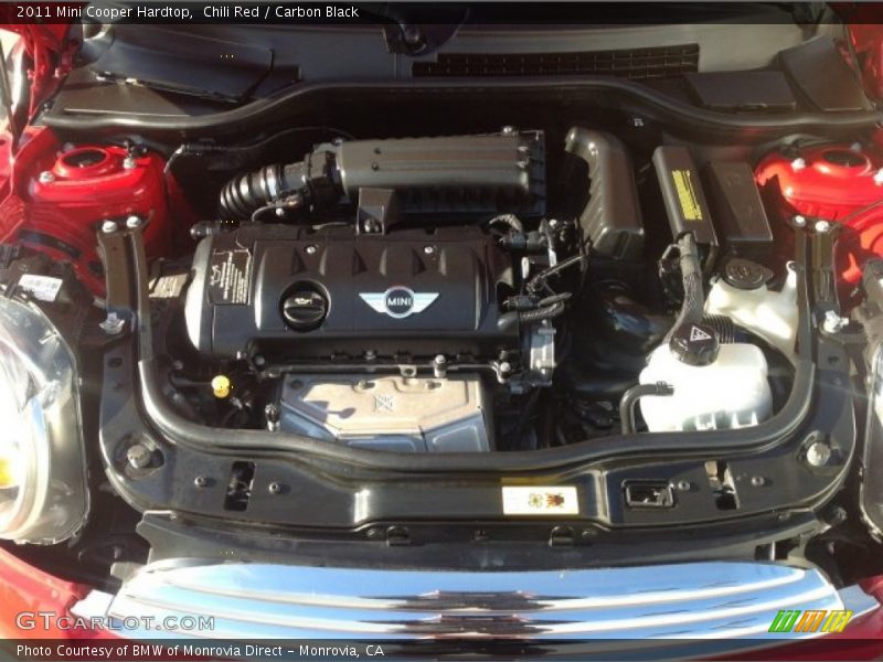 Chili Red / Carbon Black 2011 Mini Cooper Hardtop