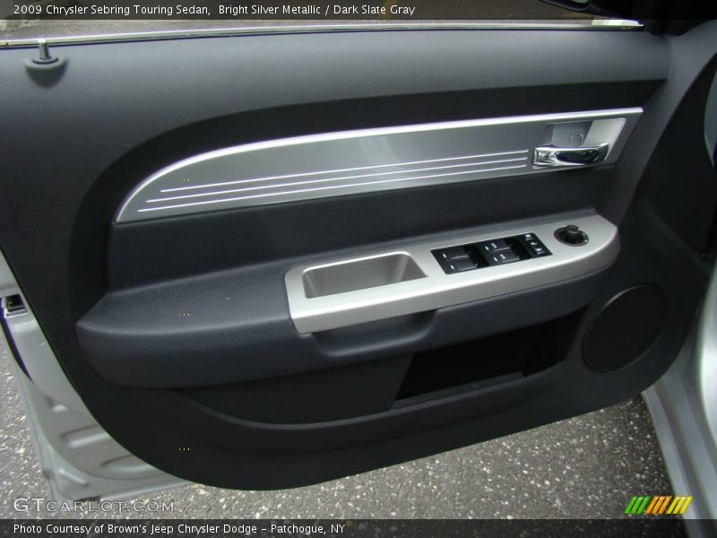 Bright Silver Metallic / Dark Slate Gray 2009 Chrysler Sebring Touring Sedan