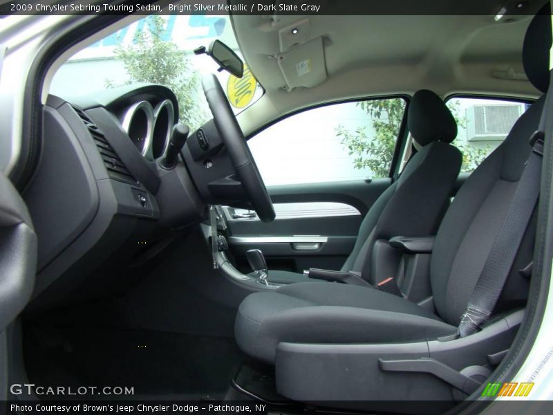 Bright Silver Metallic / Dark Slate Gray 2009 Chrysler Sebring Touring Sedan