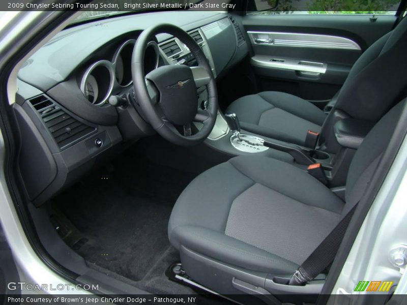Bright Silver Metallic / Dark Slate Gray 2009 Chrysler Sebring Touring Sedan