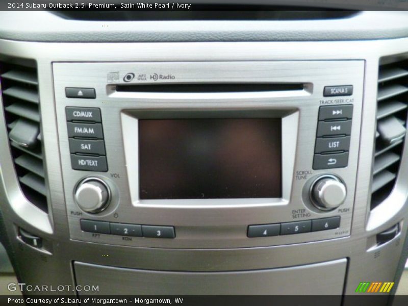 Satin White Pearl / Ivory 2014 Subaru Outback 2.5i Premium