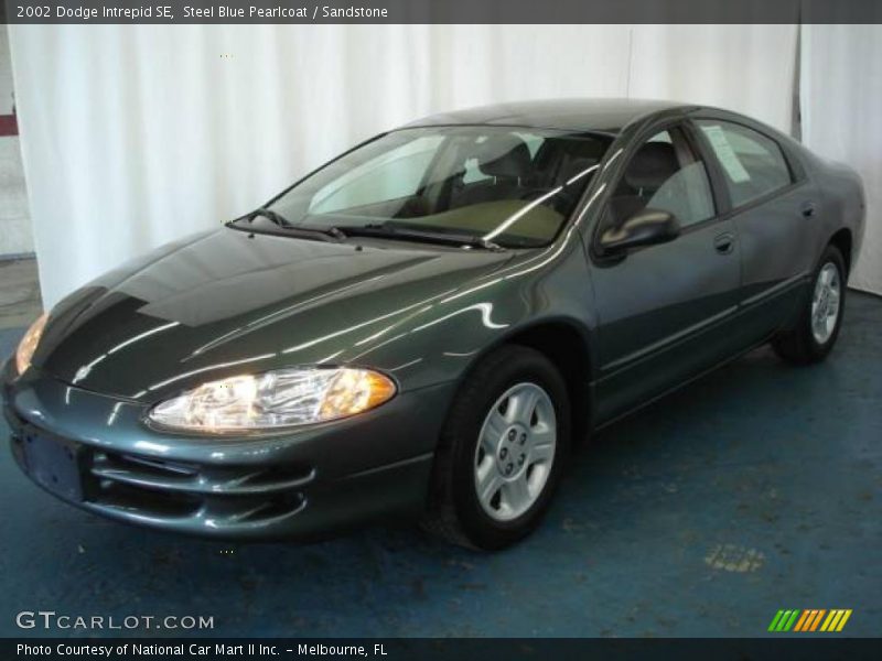 Steel Blue Pearlcoat / Sandstone 2002 Dodge Intrepid SE