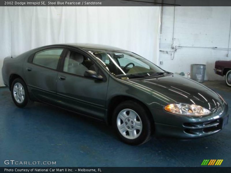Steel Blue Pearlcoat / Sandstone 2002 Dodge Intrepid SE
