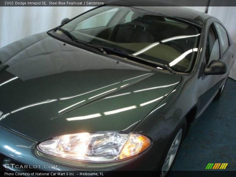 Steel Blue Pearlcoat / Sandstone 2002 Dodge Intrepid SE