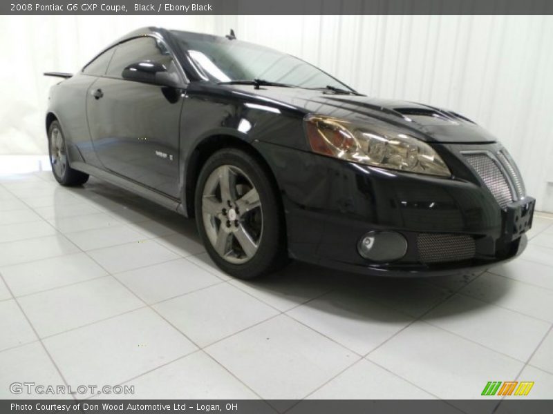 Black / Ebony Black 2008 Pontiac G6 GXP Coupe