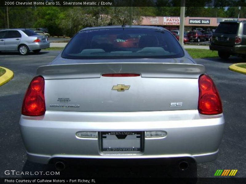 Silverstone Metallic / Ebony 2006 Chevrolet Monte Carlo SS