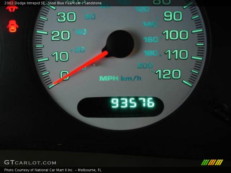 Steel Blue Pearlcoat / Sandstone 2002 Dodge Intrepid SE