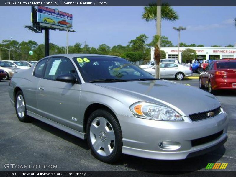 Silverstone Metallic / Ebony 2006 Chevrolet Monte Carlo SS