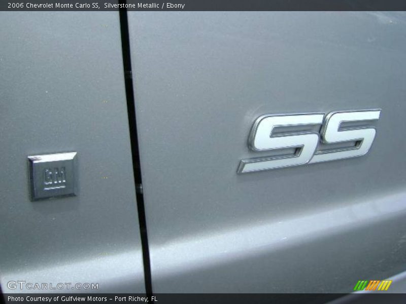 Silverstone Metallic / Ebony 2006 Chevrolet Monte Carlo SS