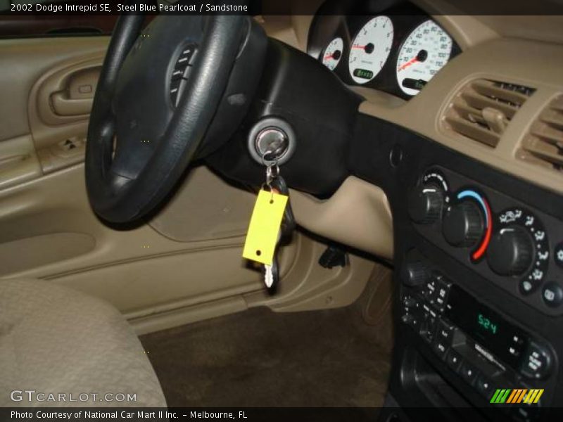 Steel Blue Pearlcoat / Sandstone 2002 Dodge Intrepid SE