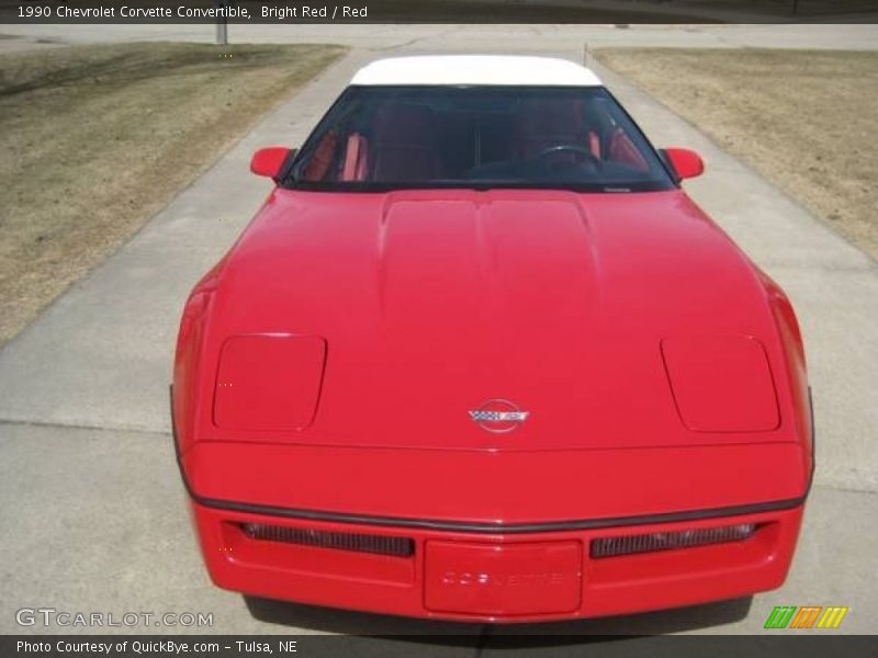  1990 Corvette Convertible Bright Red