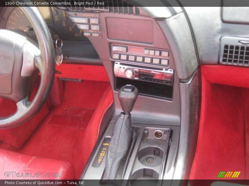 Bright Red / Red 1990 Chevrolet Corvette Convertible