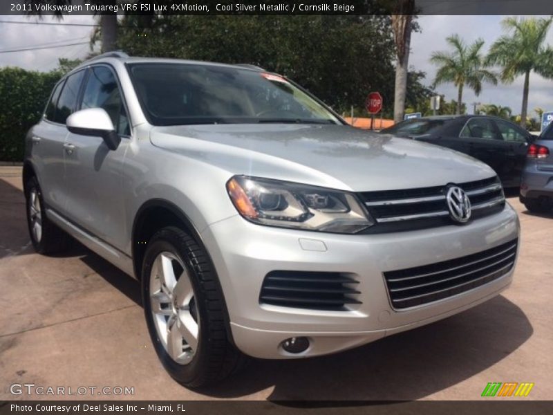 Cool Silver Metallic / Cornsilk Beige 2011 Volkswagen Touareg VR6 FSI Lux 4XMotion