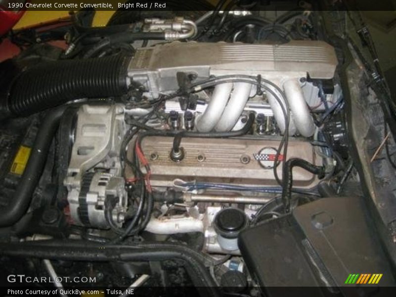  1990 Corvette Convertible Engine - 5.7 Liter OHV 16-Valve V8