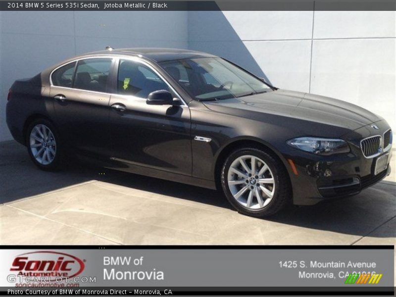 Jotoba Metallic / Black 2014 BMW 5 Series 535i Sedan