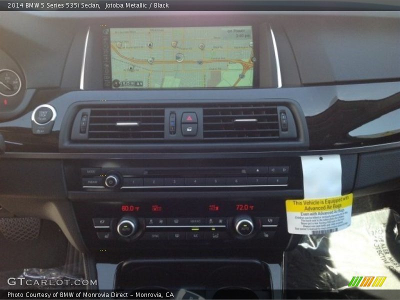 Jotoba Metallic / Black 2014 BMW 5 Series 535i Sedan