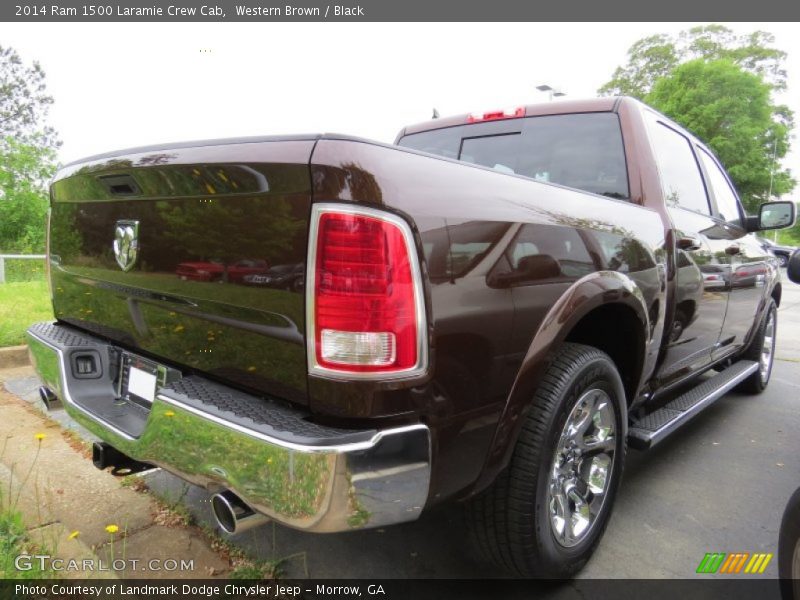 Western Brown / Black 2014 Ram 1500 Laramie Crew Cab