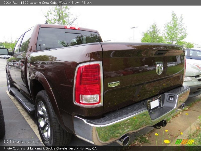 Western Brown / Black 2014 Ram 1500 Laramie Crew Cab