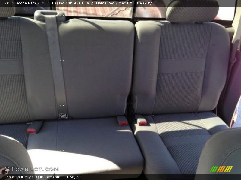 Flame Red / Medium Slate Gray 2006 Dodge Ram 3500 SLT Quad Cab 4x4 Dually