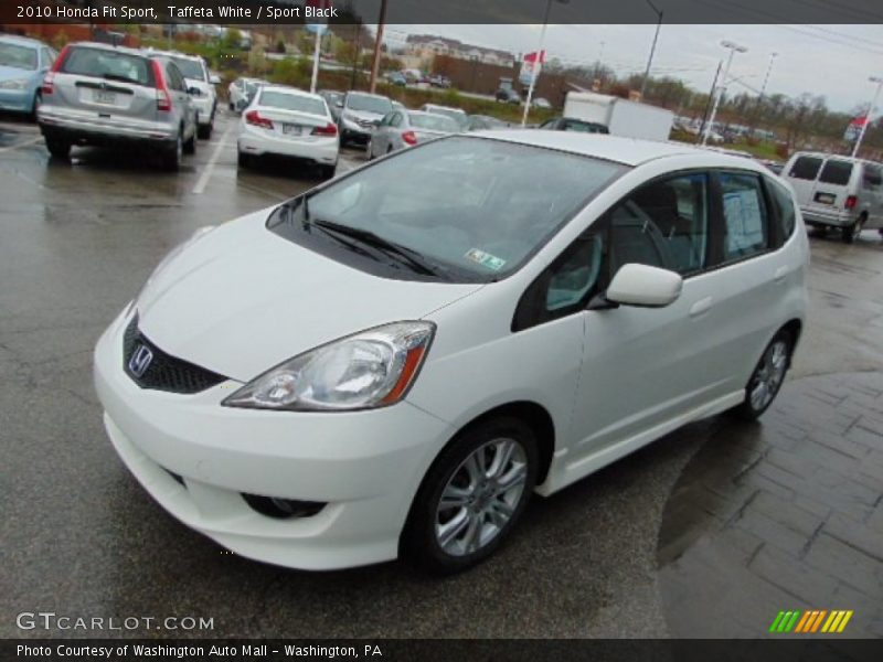 Taffeta White / Sport Black 2010 Honda Fit Sport