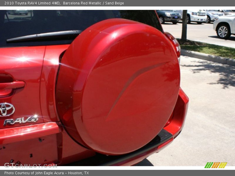 Barcelona Red Metallic / Sand Beige 2010 Toyota RAV4 Limited 4WD