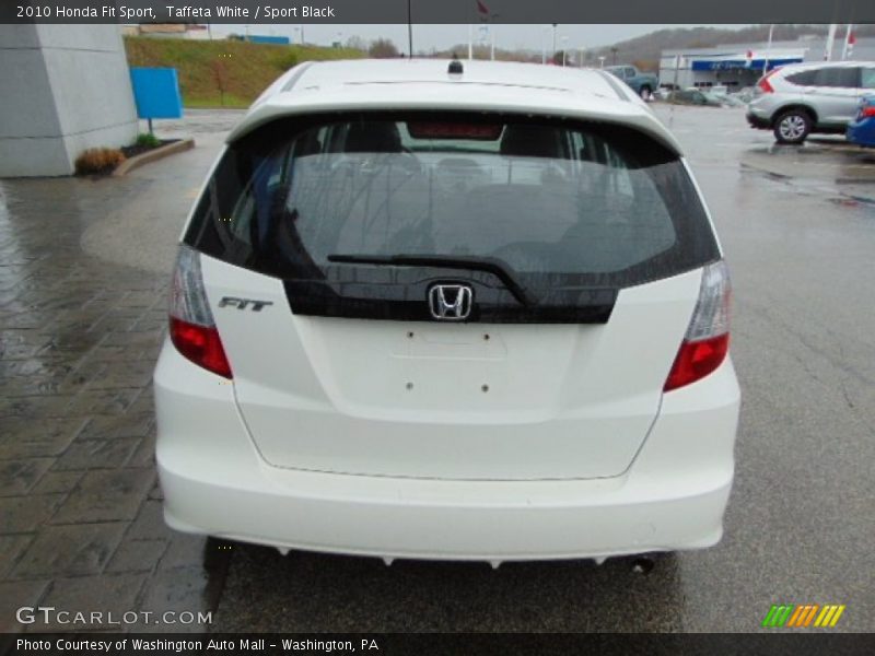 Taffeta White / Sport Black 2010 Honda Fit Sport