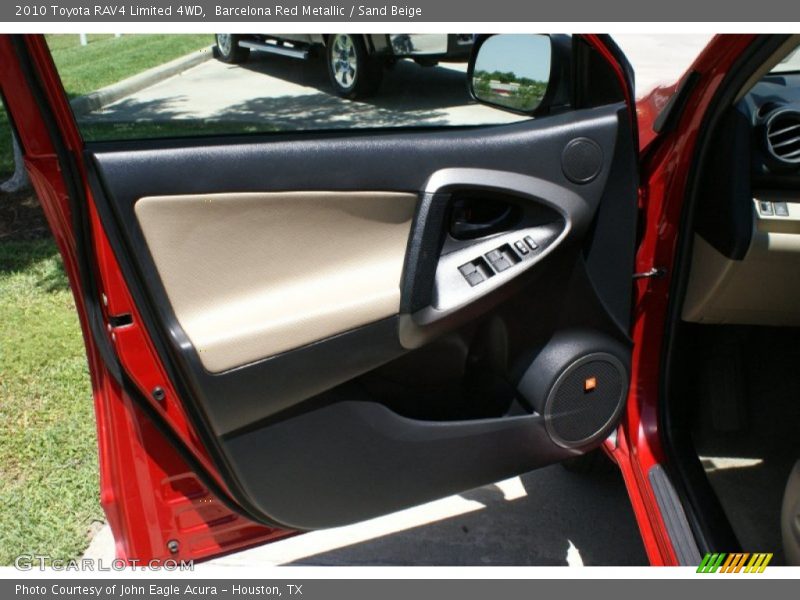 Barcelona Red Metallic / Sand Beige 2010 Toyota RAV4 Limited 4WD