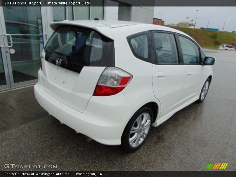 Taffeta White / Sport Black 2010 Honda Fit Sport
