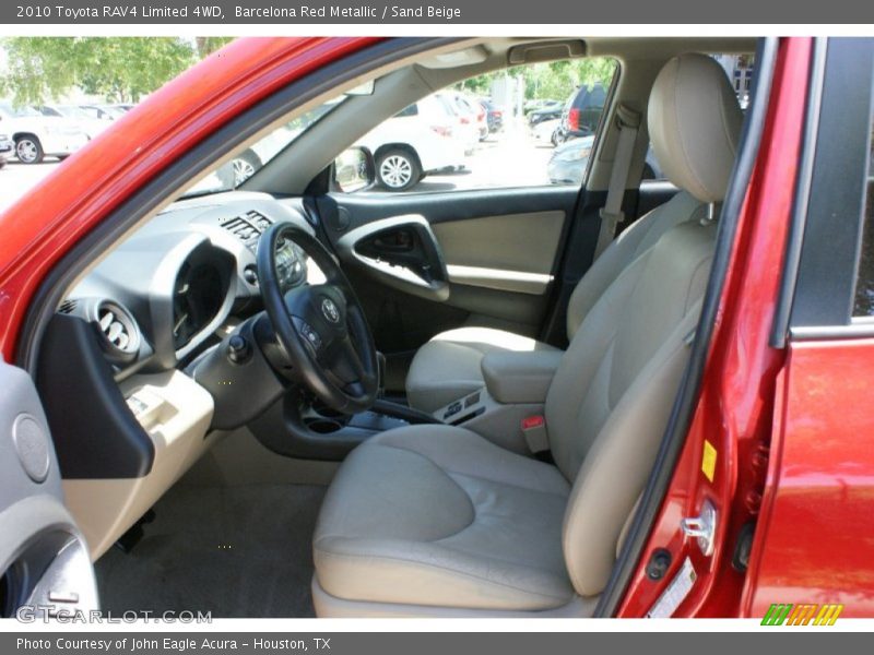 Barcelona Red Metallic / Sand Beige 2010 Toyota RAV4 Limited 4WD