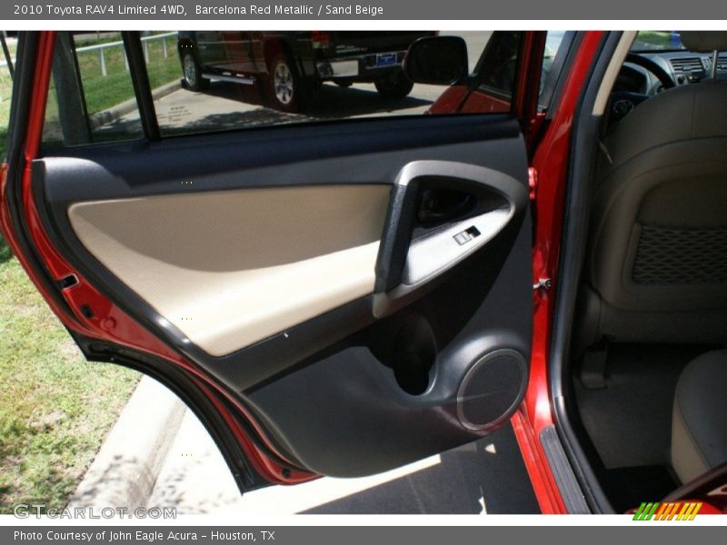 Barcelona Red Metallic / Sand Beige 2010 Toyota RAV4 Limited 4WD