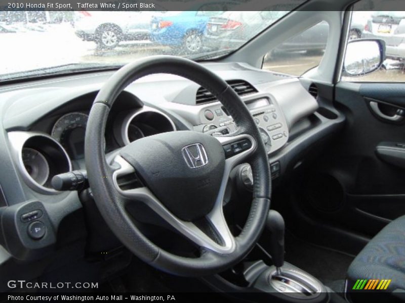 Taffeta White / Sport Black 2010 Honda Fit Sport