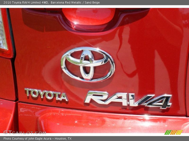 Barcelona Red Metallic / Sand Beige 2010 Toyota RAV4 Limited 4WD