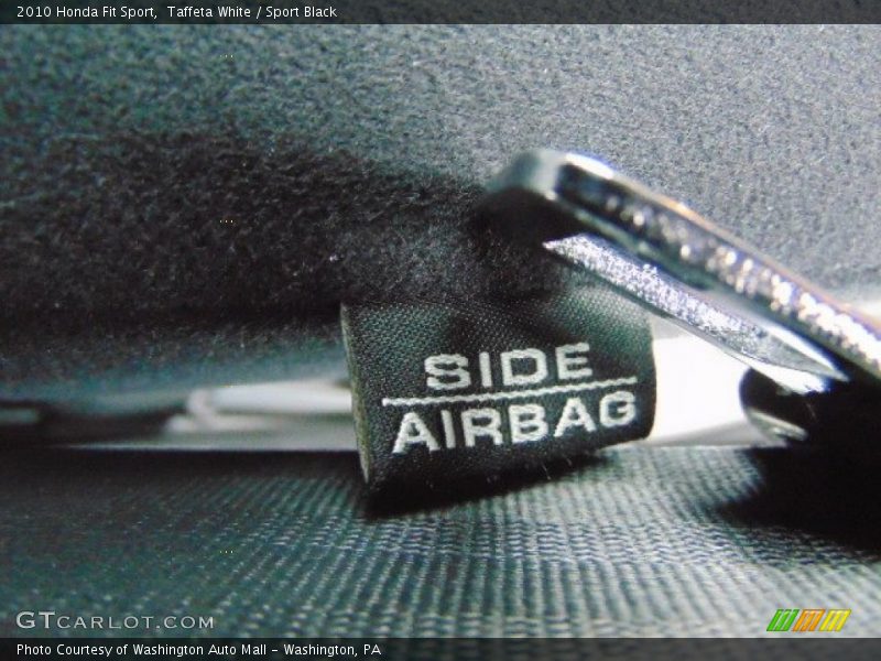 Taffeta White / Sport Black 2010 Honda Fit Sport