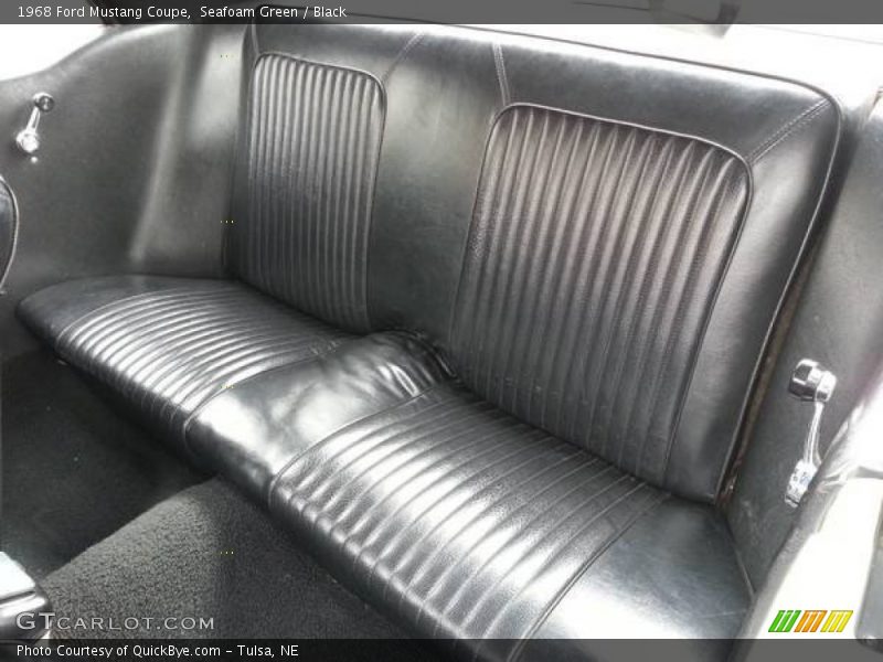 Rear Seat of 1968 Mustang Coupe