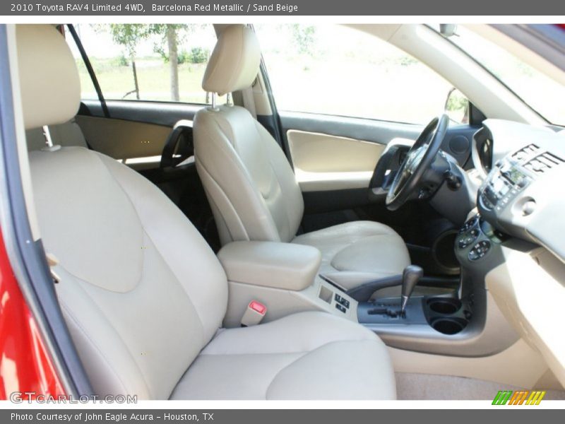 Barcelona Red Metallic / Sand Beige 2010 Toyota RAV4 Limited 4WD