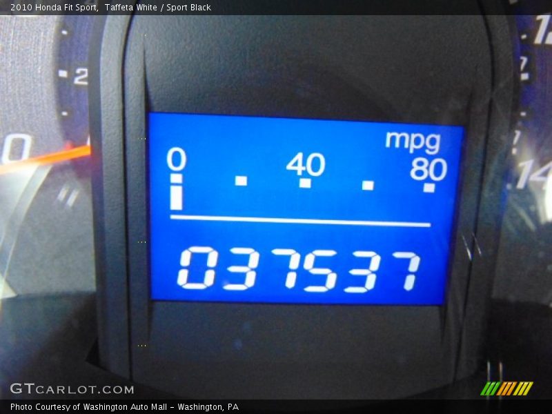 Taffeta White / Sport Black 2010 Honda Fit Sport