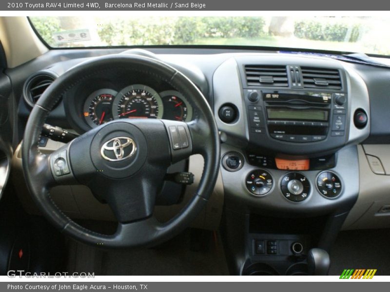 Barcelona Red Metallic / Sand Beige 2010 Toyota RAV4 Limited 4WD