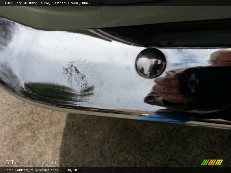 Seafoam Green / Black 1968 Ford Mustang Coupe