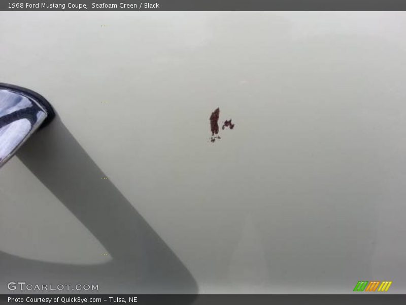 Seafoam Green / Black 1968 Ford Mustang Coupe