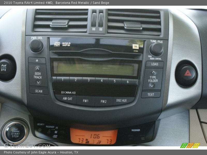 Barcelona Red Metallic / Sand Beige 2010 Toyota RAV4 Limited 4WD